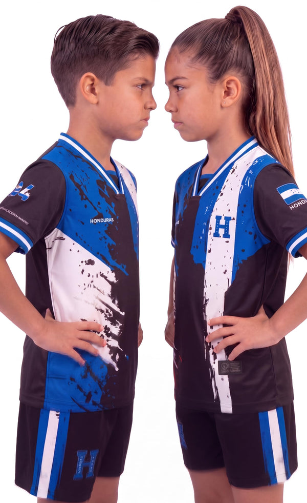 Fox & Fury Honduras Kids Soccer Jersey Set – Shirt & Shorts