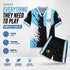 Fox & Fury Guatemala Kids Soccer Jersey Set – Shirt & Shorts