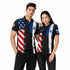 Fox & Fury Honduras & USA Split Polo Collar Soccer Jersey – Unisex