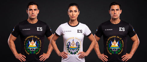 Fox & Fury El Salvador Heritage Soccer Jersey – White – Unisex
