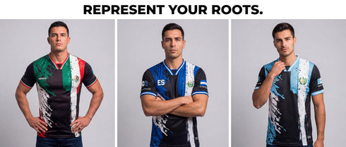 Fox & Fury Guatemala World Heritage National Flag Soccer Jersey – Unisex