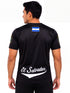 Fox & Fury El Salvador Heritage Soccer Jersey – Black – Unisex