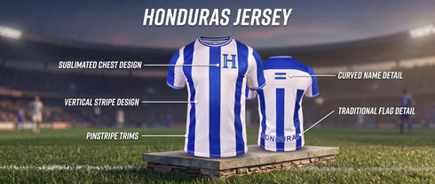 Fox & Fury Classic Honduras Soccer Jersey – Unisex