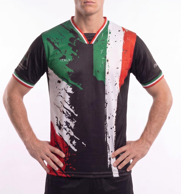 Fox & Fury Italy World Heritage National Flag Soccer Jersey – Unisex