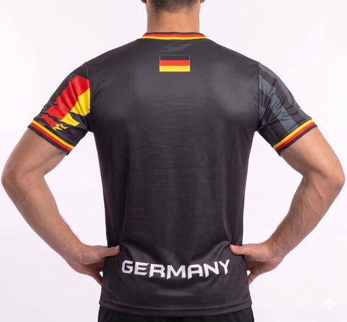Fox & Fury Germany & USA Ripped Dual Heritage Soccer Jersey – Unisex