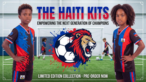 Fox & Fury Haiti Kids Soccer Jersey Set – Shirt & Shorts