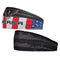 Reversible Patriotic USA Headband – 2 Styles in 1: Eagle Print on One Side & Matte Black American Flag on The Other – Non-Slip Stretch Fit for Gym, Sports, Men & Women