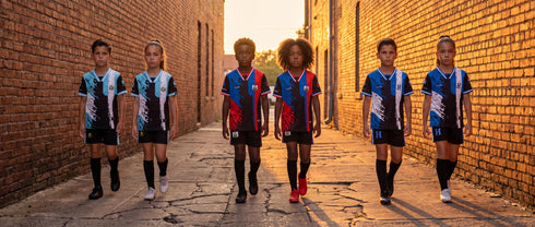 Fox & Fury Haiti Kids Soccer Jersey Set – Shirt & Shorts