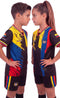 Fox & Fury Colombia Kids Soccer Jersey Set – Shirt & Shorts