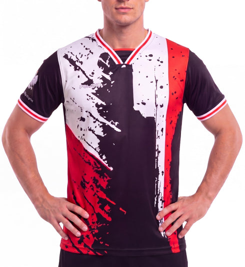 Fox & Fury Poland World Heritage National Flag Soccer Jersey – Unisex