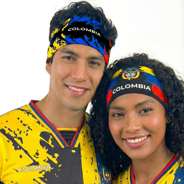 Fox & Fury Colombia Reversible 2-in-1 Flag Headband