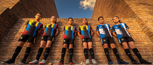 Fox & Fury Ecuador Kids Soccer Jersey Set – Shirt & Shorts