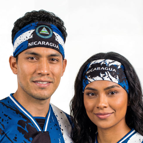 Fox & Fury Nicaragua Reversible 2-in-1 Flag Headband