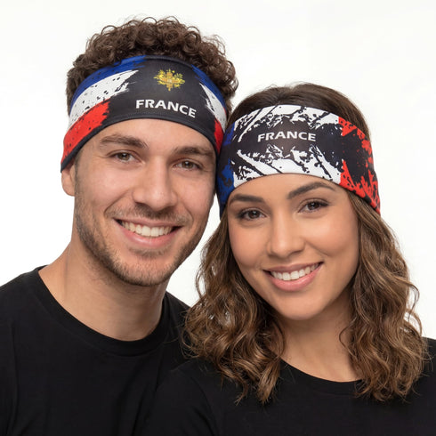 Fox & Fury France Reversible 2-in-1 Flag Headband
