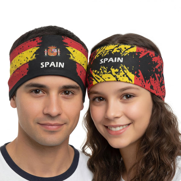 Fox & Fury Spain Reversible 2-in-1 Flag Headband