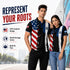 Fox & Fury Honduras & USA Split Polo Collar Soccer Jersey – Unisex