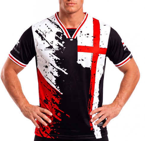 Fox & Fury England World Heritage National Flag Soccer Jersey – Unisex