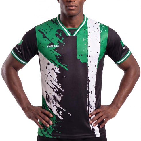 Fox & Fury Nigeria World Heritage National Flag Soccer Jersey – Unisex
