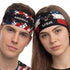 Fox & Fury USA Reversible 2-in-1 Flag Headband