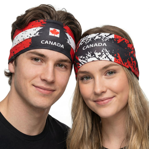 Fox & Fury Canada Reversible 2-in-1 Flag Headband