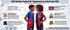 Fox & Fury Haiti Kids Soccer Jersey Set – Shirt & Shorts