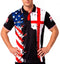 Fox & Fury England & USA Split Polo Collar Soccer Jersey – Unisex