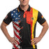 Fox & Fury Germany & USA Split Polo Collar Soccer Jersey – Unisex
