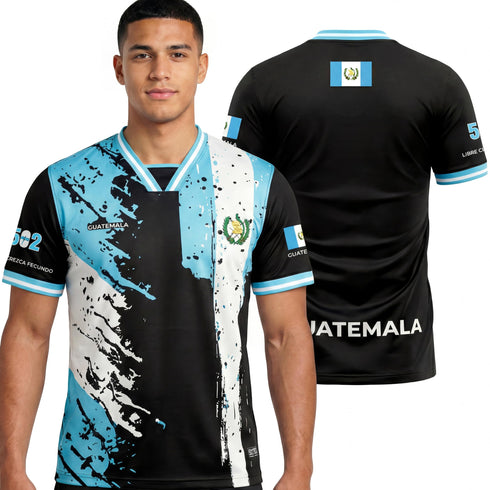 Fox & Fury Guatemala World Heritage National Flag Soccer Jersey – Unisex