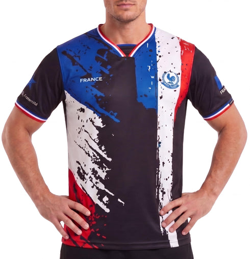 Fox & Fury France World Heritage National Flag Soccer Jersey – Unisex