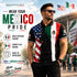 Fox & Fury Mexico & USA Split Polo Collar Soccer Jersey – Unisex