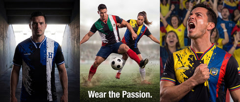 Fox & Fury Colombia World Heritage National Flag Soccer Jersey – Unisex
