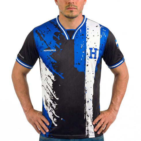 Fox & Fury Honduras World Heritage National Flag Soccer Jersey – Unisex