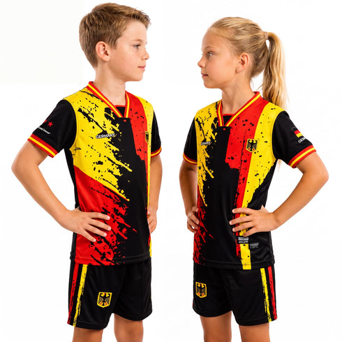 Fox & Fury Germany Kids Soccer Jersey Set – Shirt & Shorts
