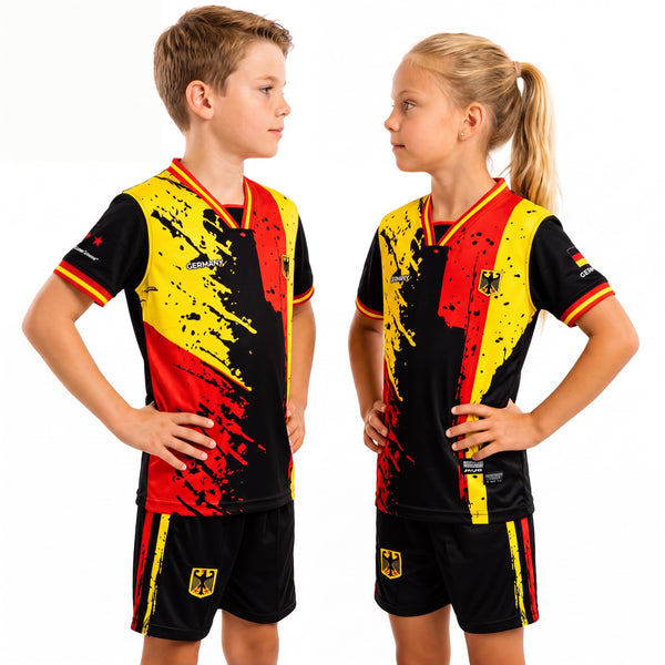 Fox & Fury Germany Kids Soccer Jersey Set – Shirt & Shorts