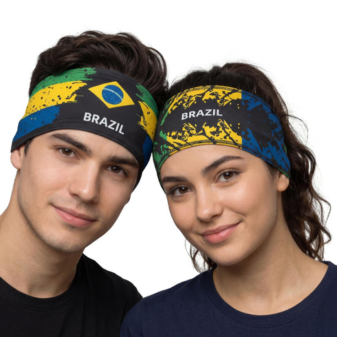 Fox & Fury Brazil Reversible 2-in-1 Flag Headband