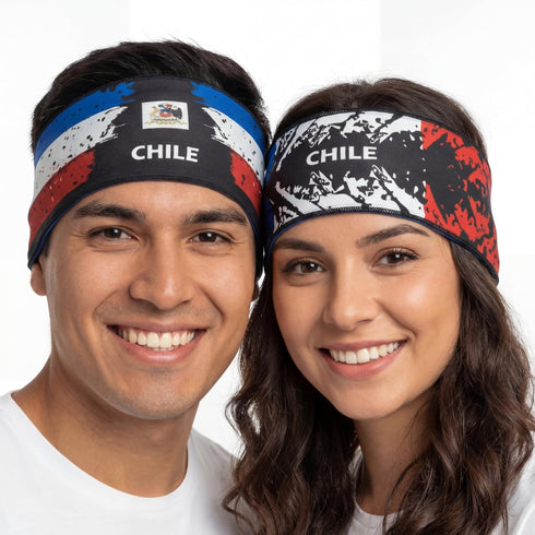 Fox & Fury Chile Reversible 2-in-1 Flag Headband
