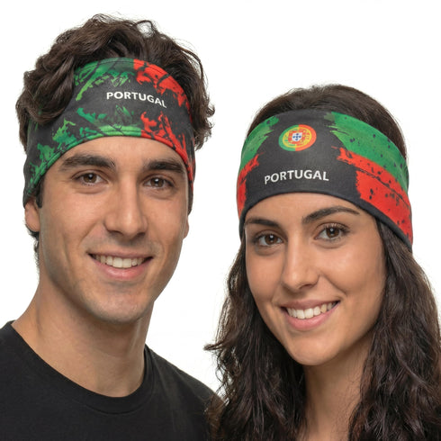 Fox & Fury Portugal Reversible 2-in-1 Flag Headband
