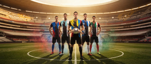 Fox & Fury Ecuador World Heritage National Flag Soccer Jersey – Unisex