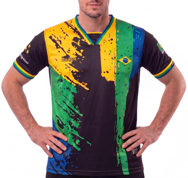 Fox & Fury Brazil World Heritage National Flag Soccer Jersey – Unisex