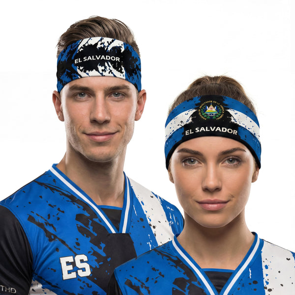 Fox & Fury El Salvador Reversible 2-in-1 Flag Headband