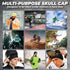Fury Lycra 4 Way Stretchable Cooling Skull Cap Helmet Liner Sweat Wicking Cycling Cap Sun Protection Beanie (Pack of 2)
