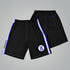 Men's All Countries Embroidered Logo Lightweight Athletic Gym Running Workout Sports Basketball Shorts wt Zipper Pockets for USA, Mexico, Colombia etc