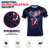 Men's American Reaper 3.0 Patriot Shirt 1776 Flag Short Sleeve with Unbreakable Print