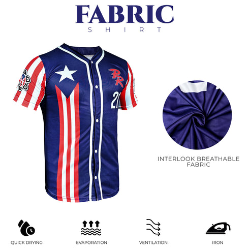 Fury Puerto Rico Baseball Jersey