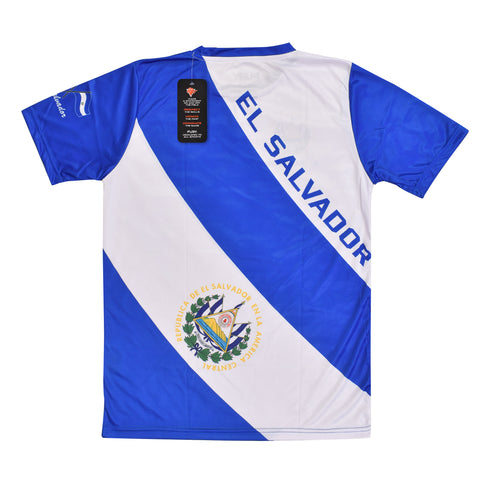 Fury El Salvador Blue & White Soccer Jersey - Unisex