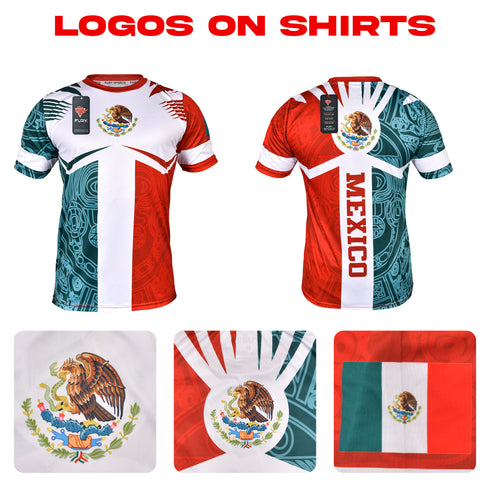 Fury Mexico Soccer Jersey Mexico Shirt for Mexican Unisex/Mujer/Hombre/Men