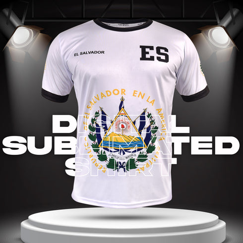Fury El Salvador White Soccer Jersey - Unisex