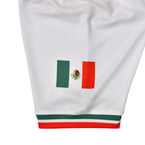 Fury Mexico Soccer Jersey V Neck Ripped Flag Design - Unisex