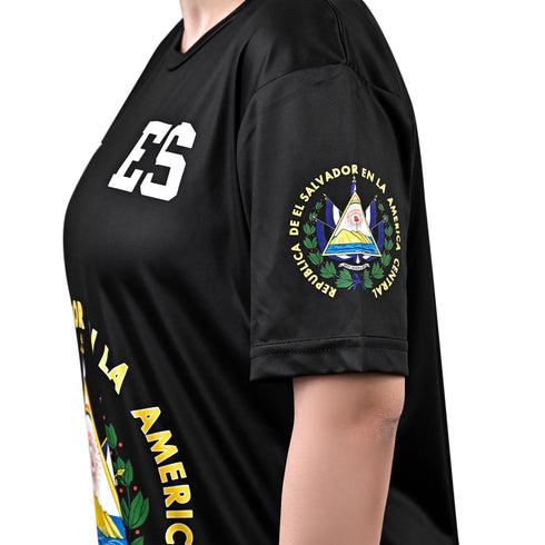 Fury New White and Black El Salvador Women Soccer Jersey - Women