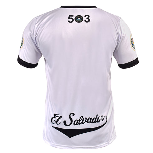 Fury El Salvador White Soccer Jersey - Unisex
